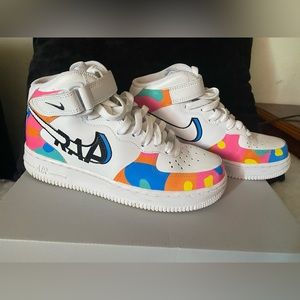 Nike custom Air Force 1s women’s size 7